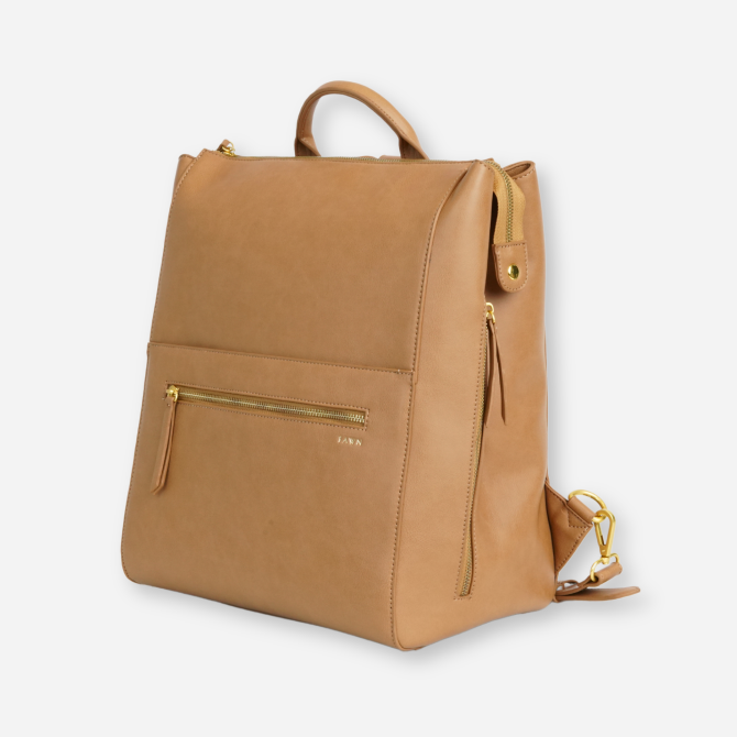 The Square Diaper Bag  -  Tan - Image 2